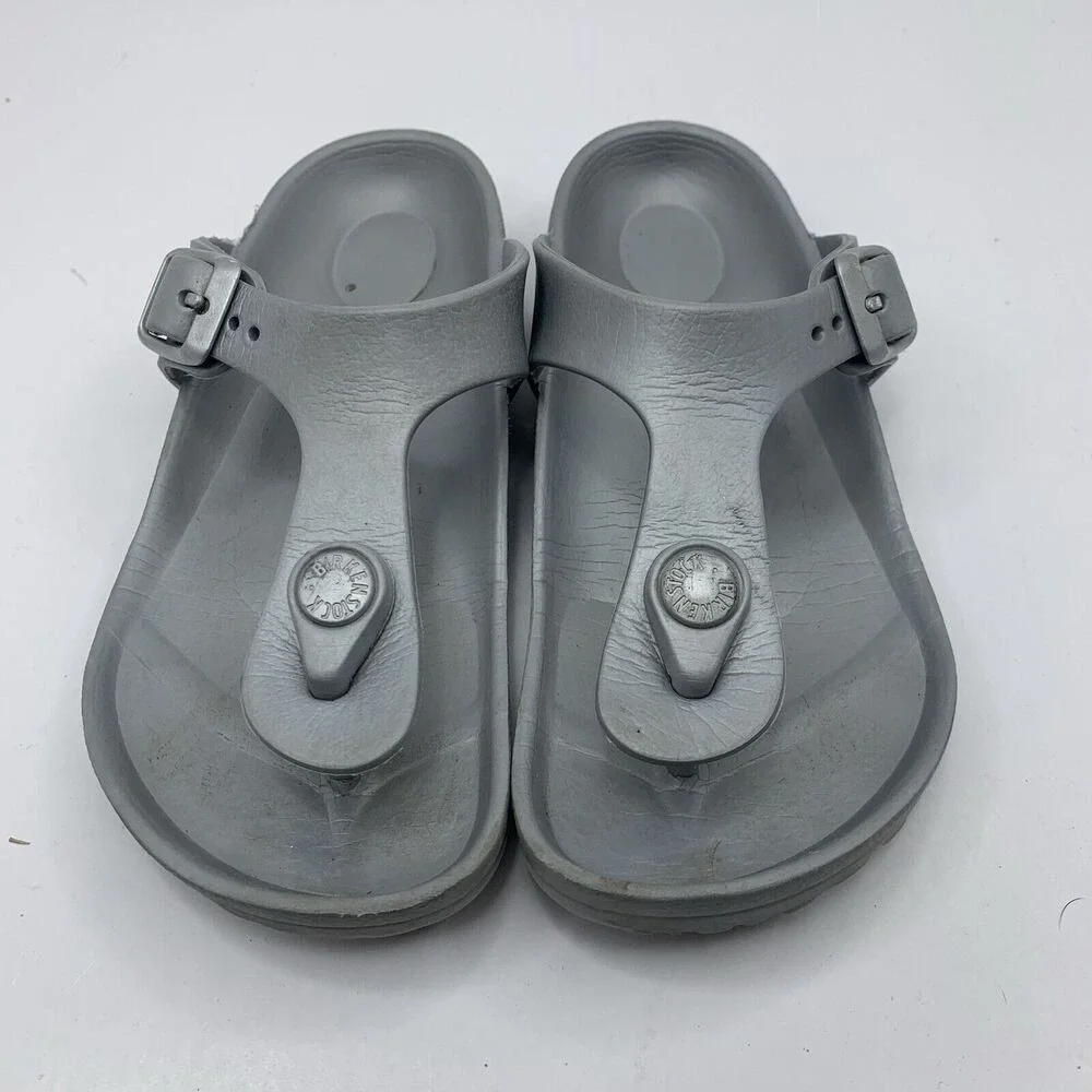 Birkenstock Kids Sz 12 12.5 Gizeh Sandals‎ Beach EVA Waterproof Shoes Flip Flops